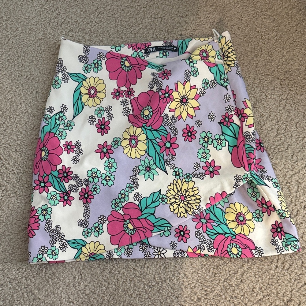 Zara Floral Print Women's Skirt